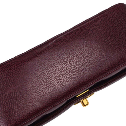 Chanel Bordeaux Caviar Skin Small Diana Shoulder Bag