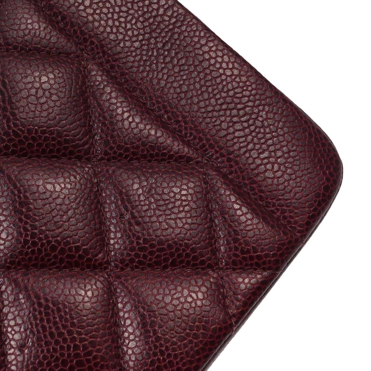 Chanel Bordeaux Caviar Skin Small Diana Shoulder Bag