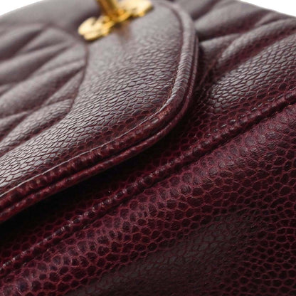 Chanel Bordeaux Caviar Skin Small Diana Shoulder Bag