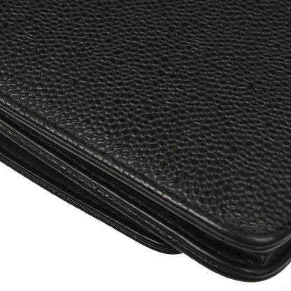 Chanel 2012 Black Caviar Timeless WOC Wallet on Chain Shoulder Bag