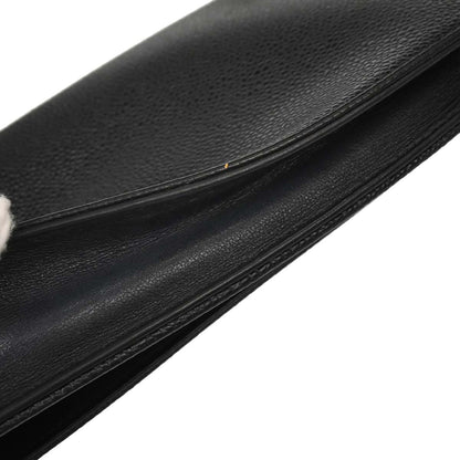 Chanel 2012 Black Caviar Timeless WOC Wallet on Chain Shoulder Bag