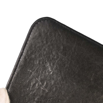 Chanel Black Lambskin Pushlock Medium Half Flap Shoulder Bag