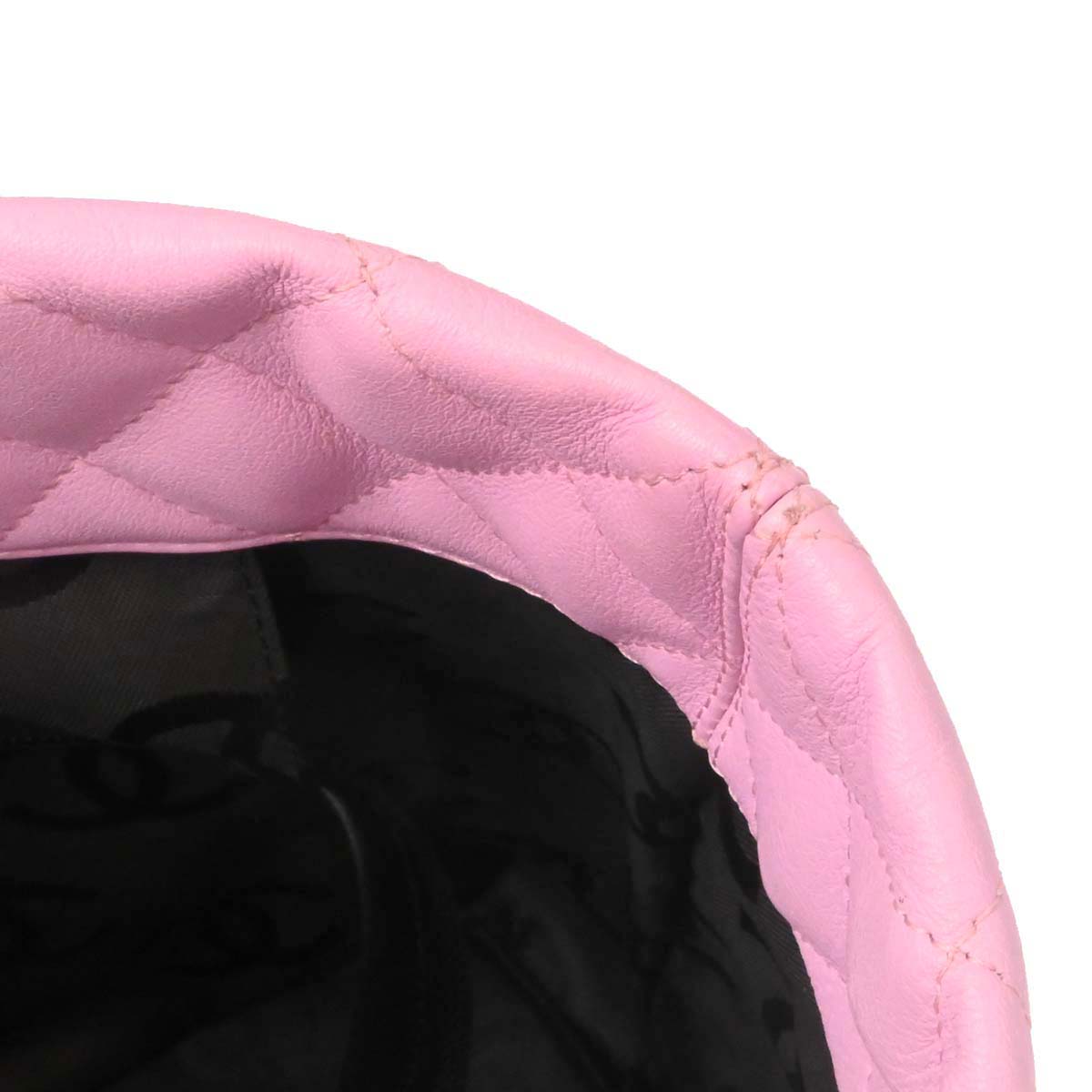 Chanel Pink Calfskin Cambon Ligne Tote Handbag