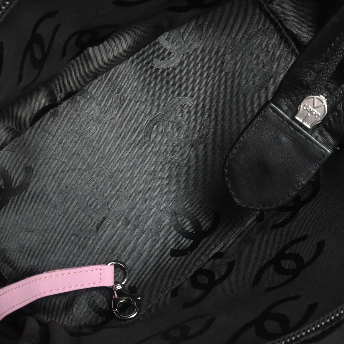 Chanel Pink Calfskin Cambon Ligne Tote Handbag
