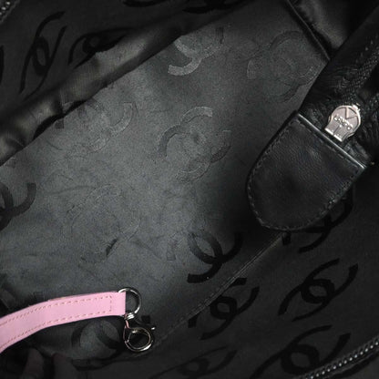 Chanel Pink Calfskin Cambon Ligne Tote Handbag