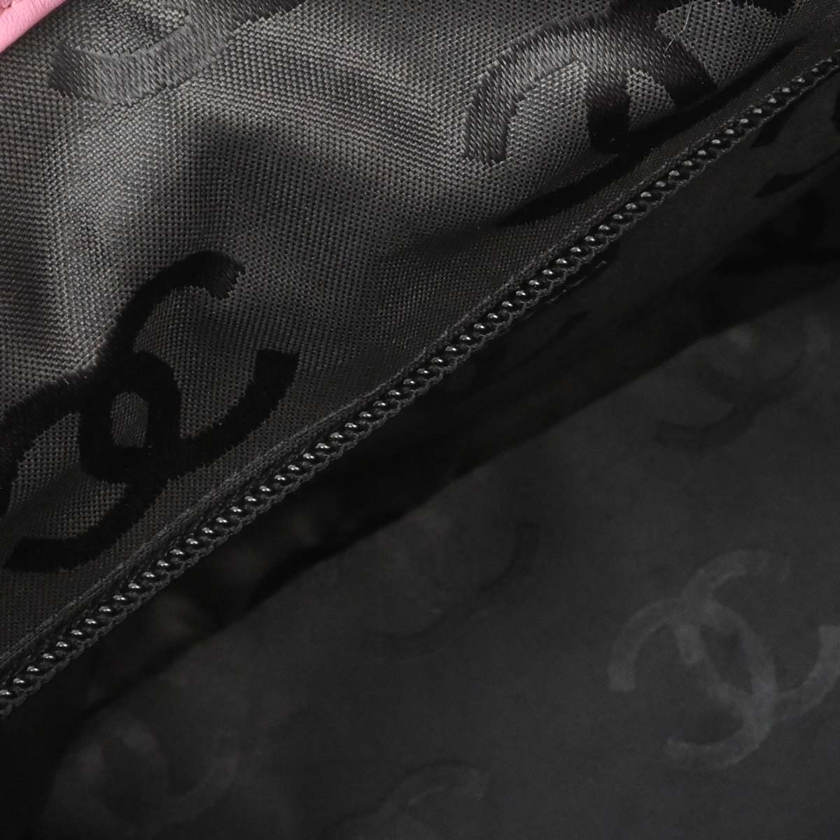 Chanel Pink Calfskin Cambon Ligne Tote Handbag