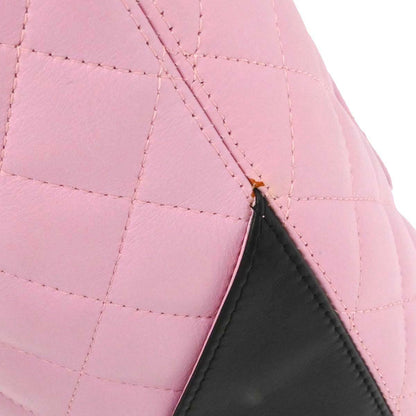Chanel Pink Calfskin Cambon Ligne Tote Handbag