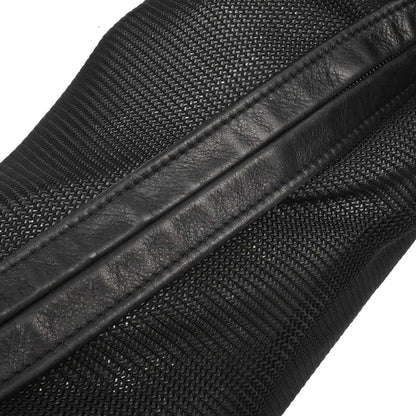 Chanel Black Nylon Mesh Hobo Handbag