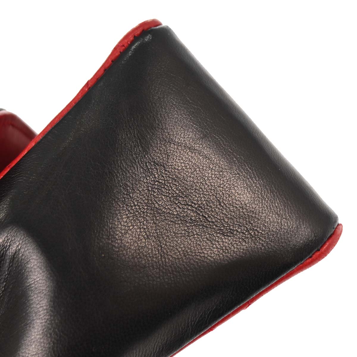 Chanel Red Lambskin Straight Flap Shoulder Bag