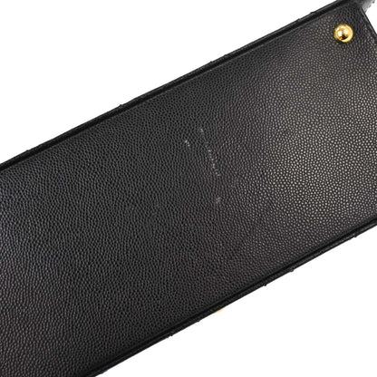 Chanel Black Caviar Skin Handbag