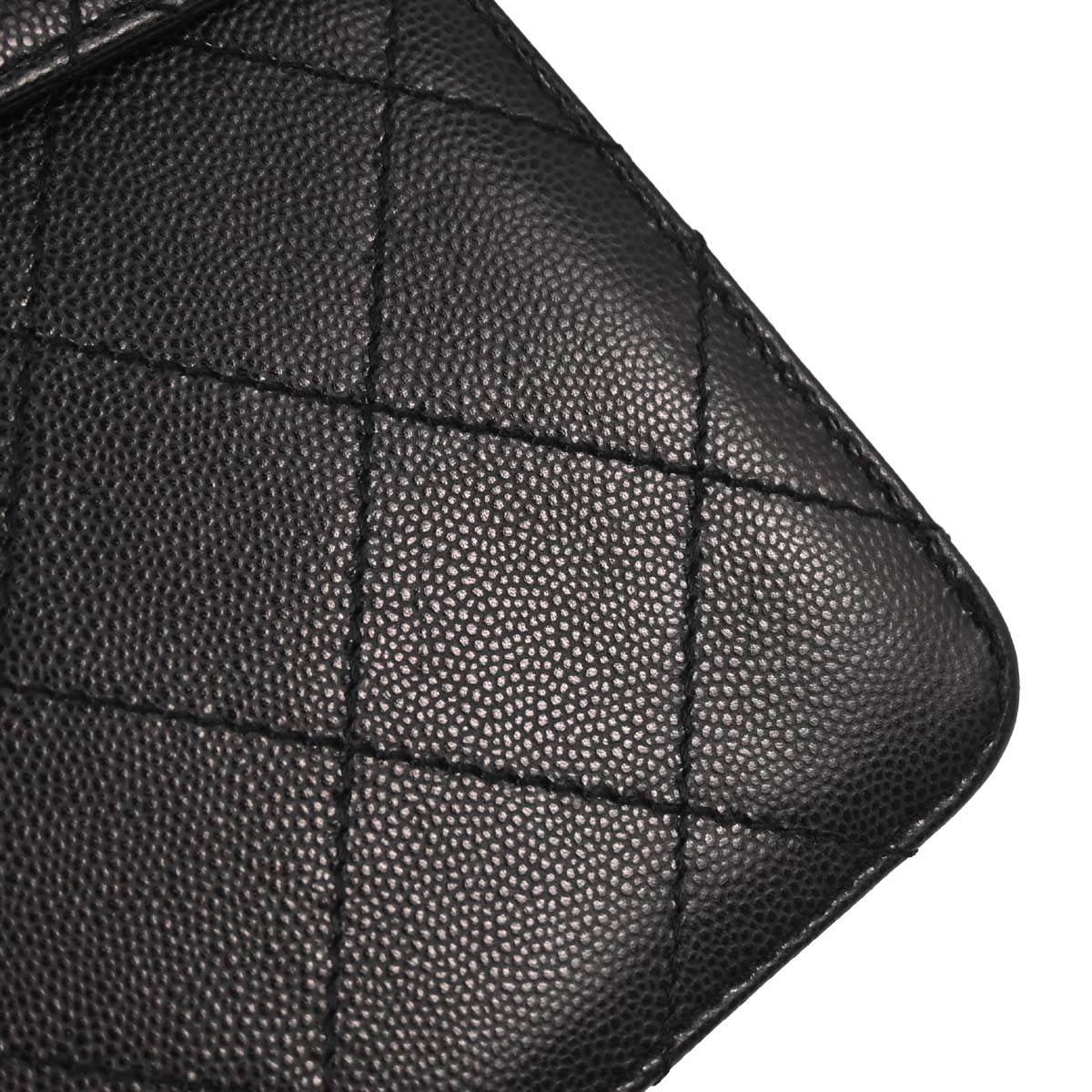 Chanel Black Caviar Skin Handbag