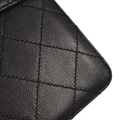 Chanel Black Caviar Skin Handbag
