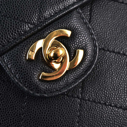 Chanel Black Caviar Skin Handbag
