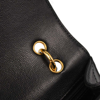Chanel Black Caviar Skin Handbag