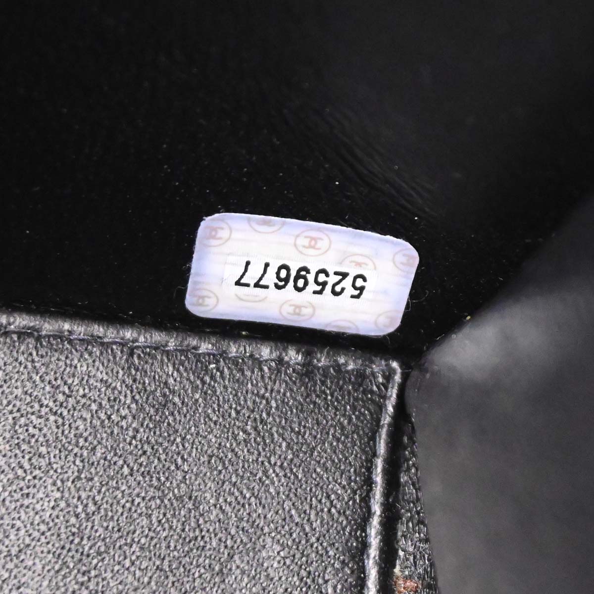 Chanel Black Caviar Skin Handbag