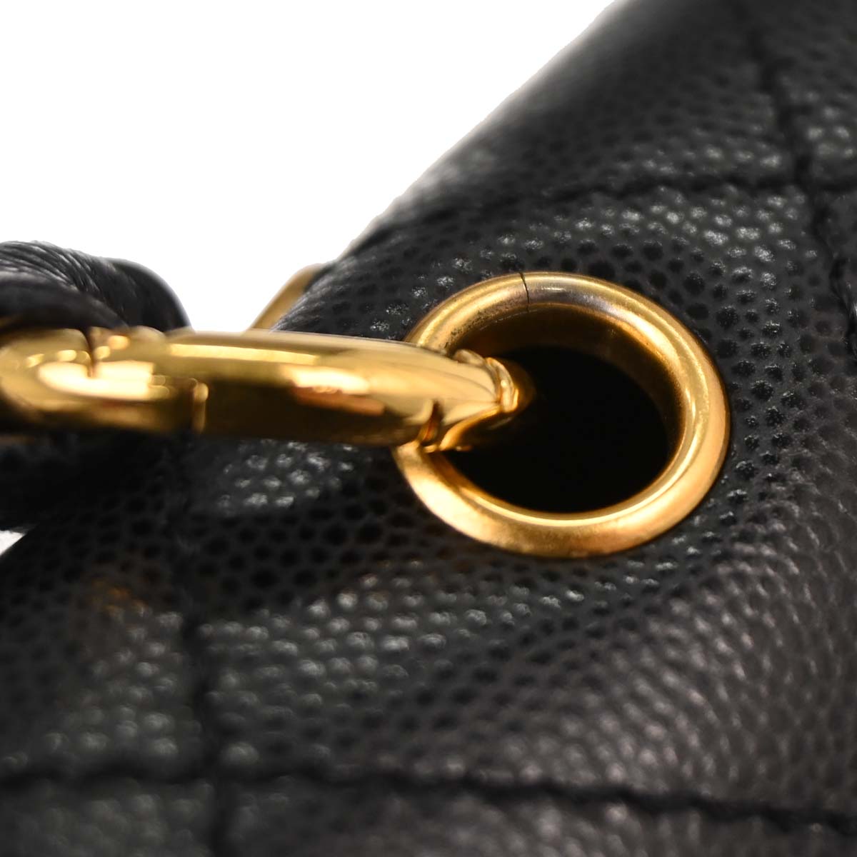 Chanel Black Caviar Skin Handbag