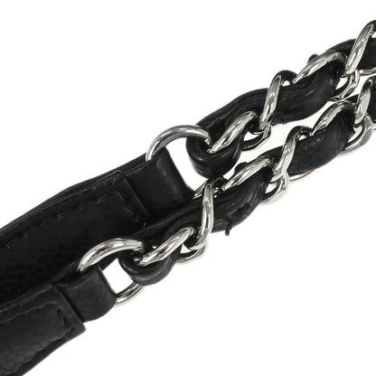 Chanel 2012 Black Caviar Timeless CC Chain Tote Bag