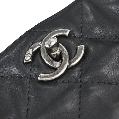 Chanel Black Calfskin Shopping In Chains 2way Shoulder Tote Bag