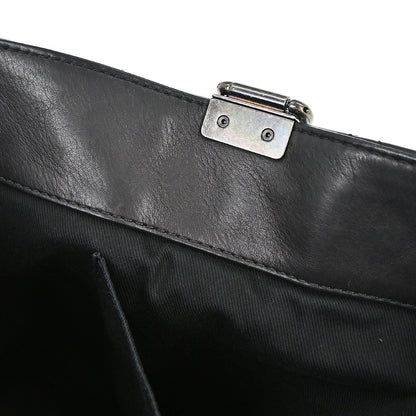 Chanel Black Calfskin Shopping In Chains 2way Shoulder Tote Bag