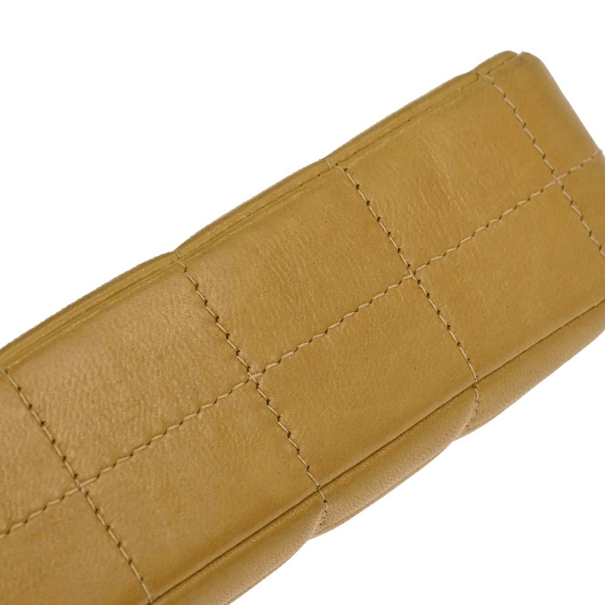 Chanel Beige Lambskin Coco Bar East West Shoulder Bag
