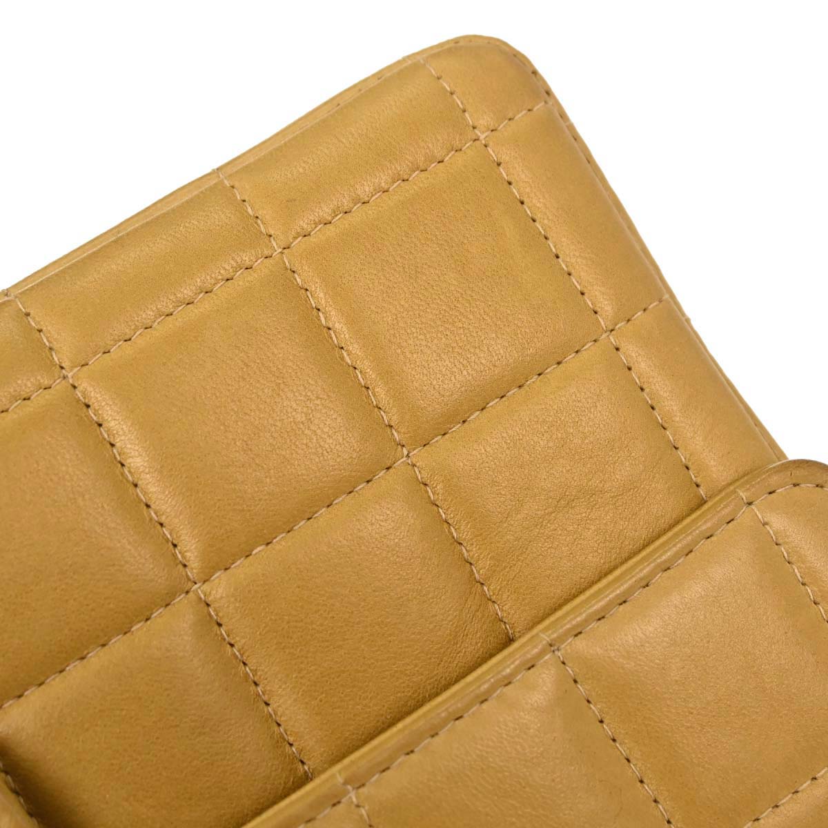 Chanel Beige Lambskin Coco Bar East West Shoulder Bag