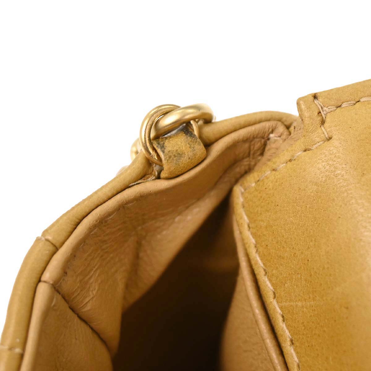 Chanel Beige Lambskin Coco Bar East West Shoulder Bag