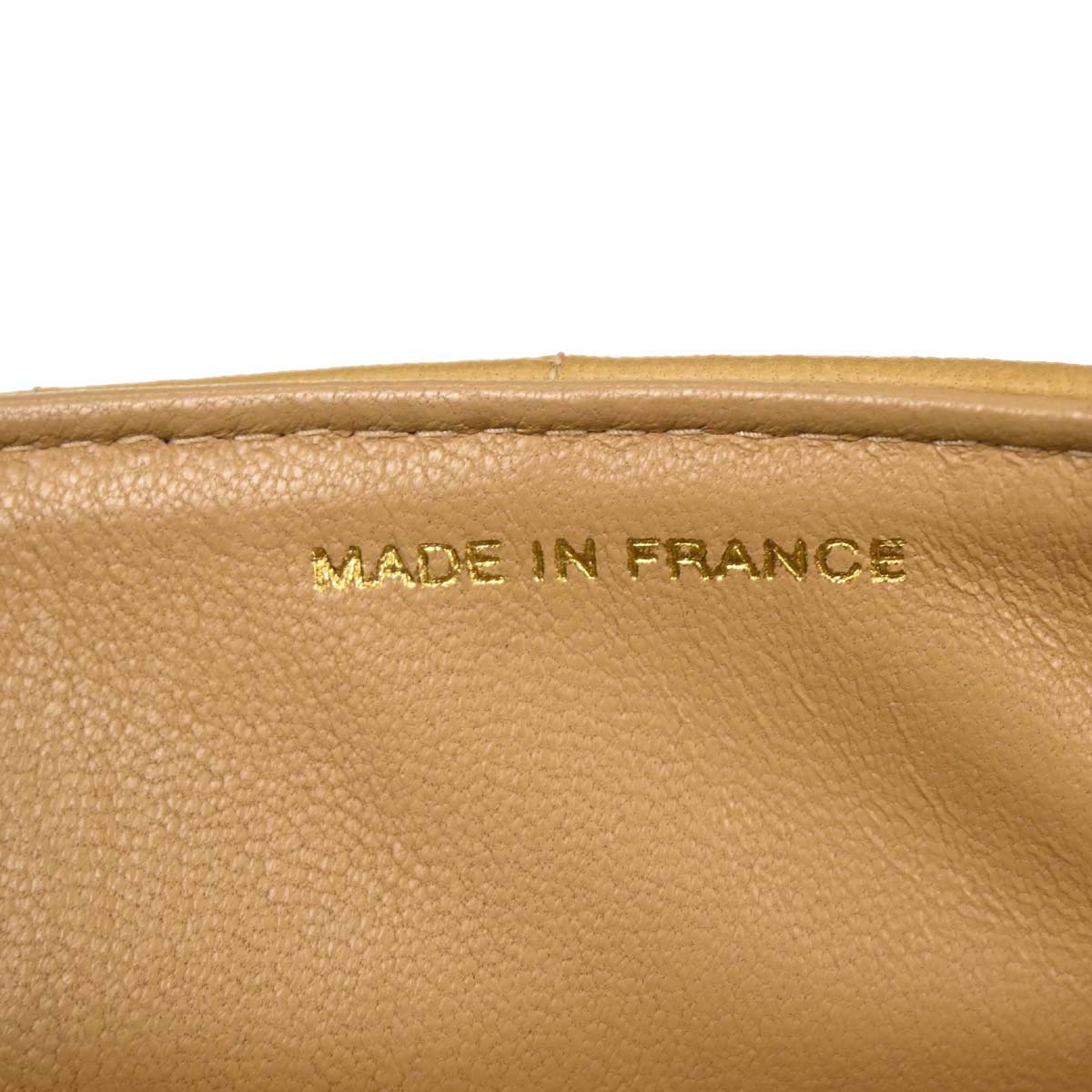 Chanel Beige Lambskin Coco Bar East West Shoulder Bag