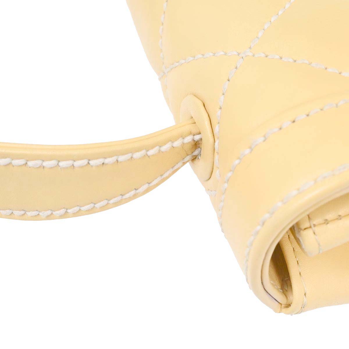 Chanel Beige Calfskin Wild Stitch Handbag