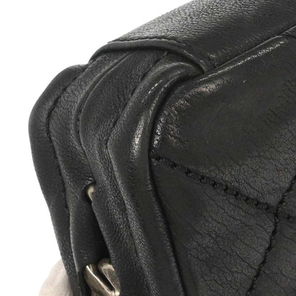 Chanel Black Calfskin Chain Handbag
