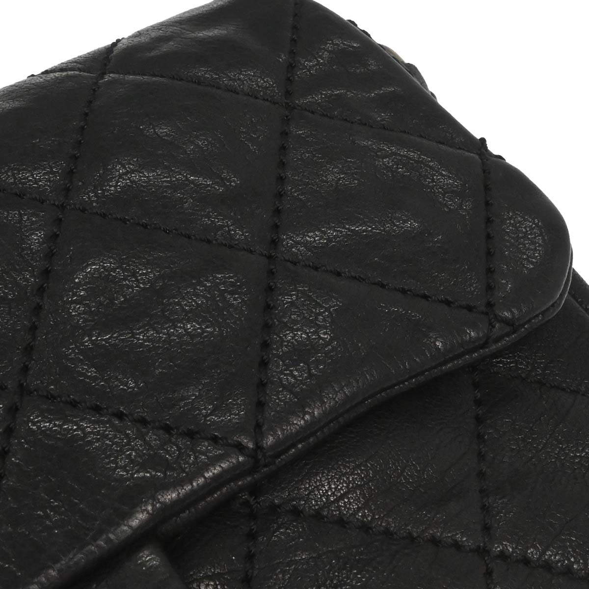 Chanel Black Calfskin Chain Handbag