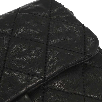 Chanel Black Calfskin Chain Handbag