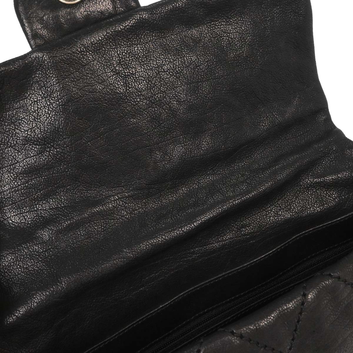 Chanel Black Calfskin Chain Handbag