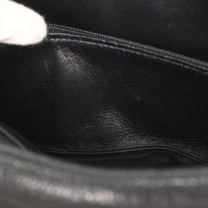 Chanel Black Calfskin Chain Handbag