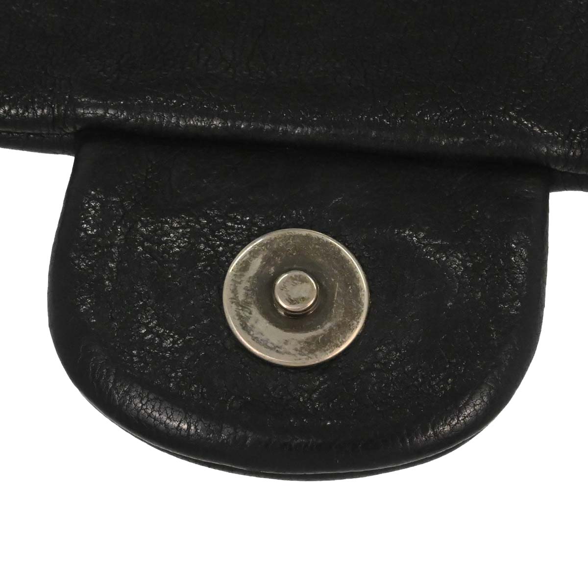Chanel Black Calfskin Chain Handbag