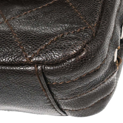 Chanel Brown Caviar Skin Handbag