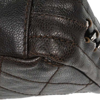 Chanel Brown Caviar Skin Handbag