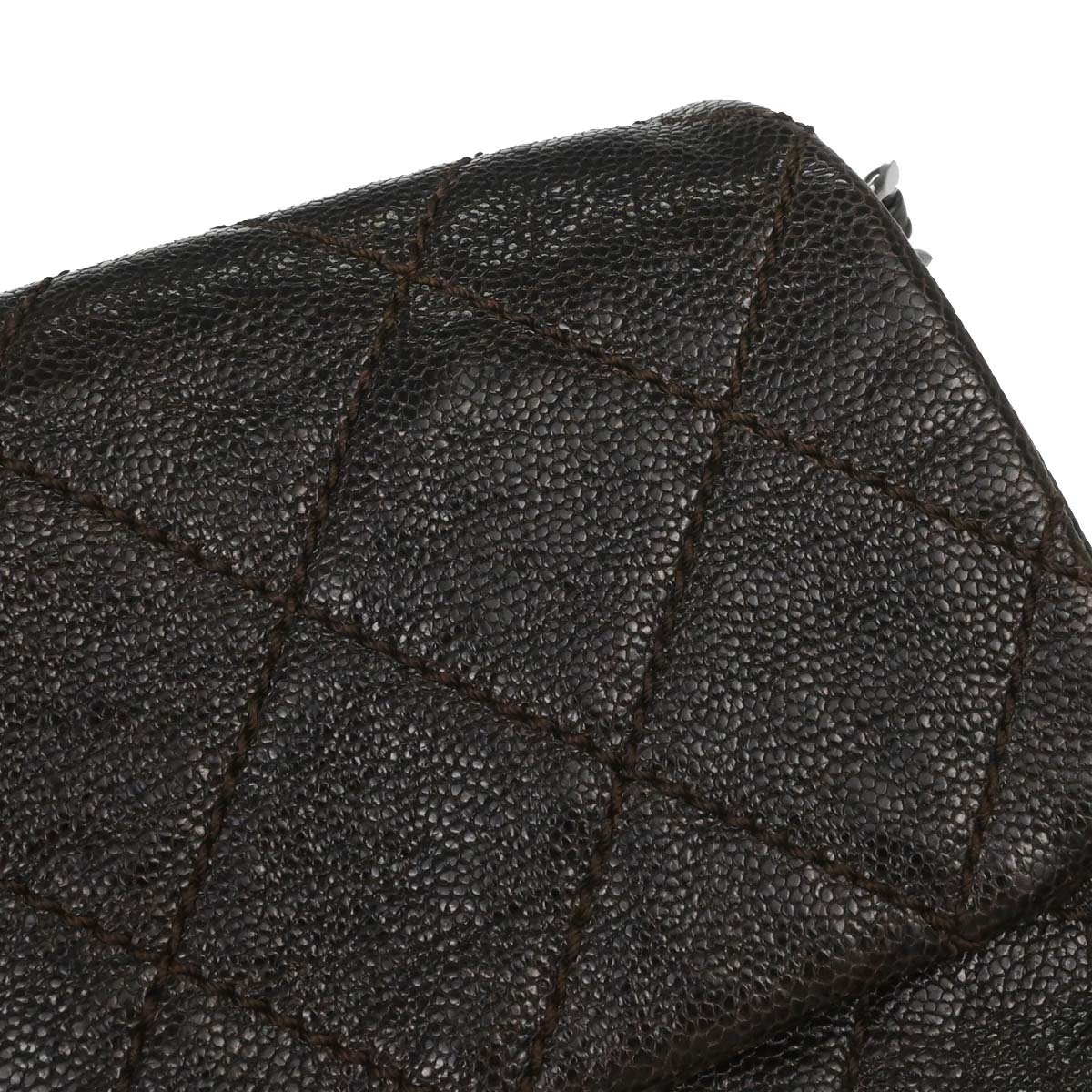 Chanel Brown Caviar Skin Handbag