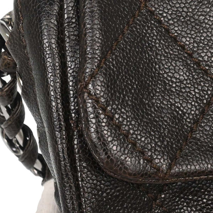 Chanel Brown Caviar Skin Handbag