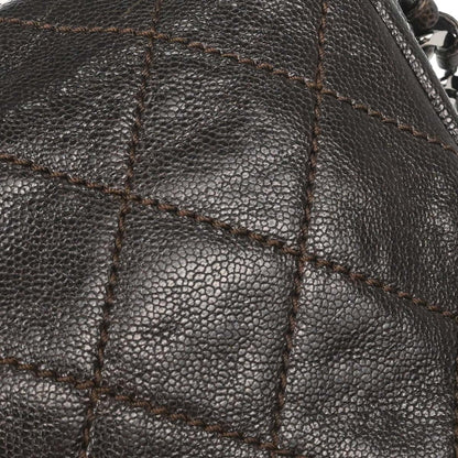 Chanel Brown Caviar Skin Handbag