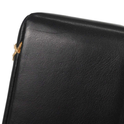 Chanel Black Calfskin Wild Stitch Straight Flap Shoulder Bag