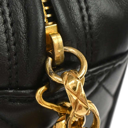 Chanel Black Lambskin Camera Bag Mini