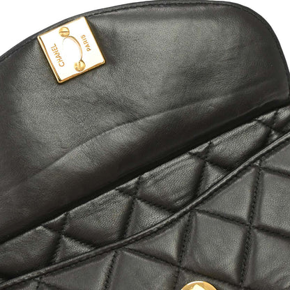 Chanel Black Lambskin Camera Bag Mini