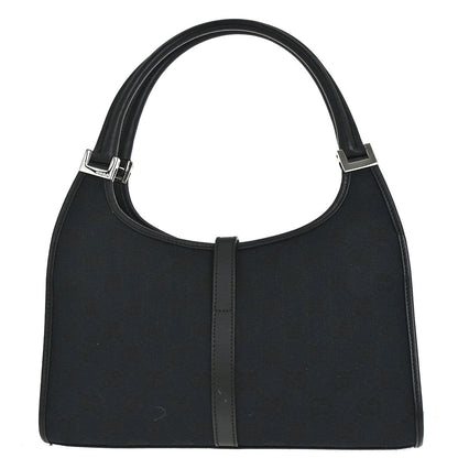 Gucci Black Canvas GG Jackie Handbag