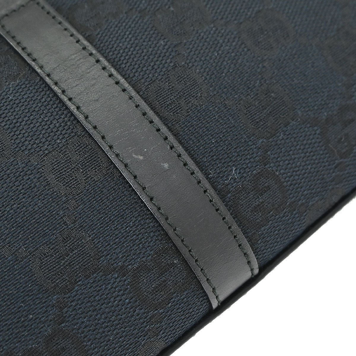 Gucci Black Canvas GG Jackie Handbag