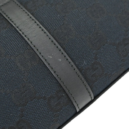 Gucci Black Canvas GG Jackie Handbag