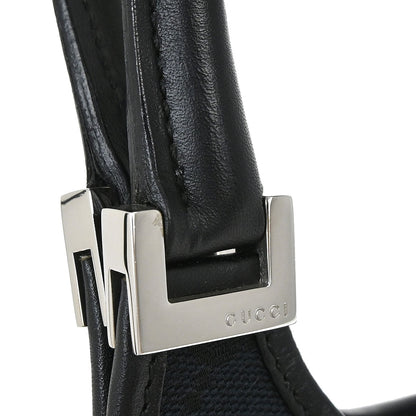 Gucci Black Canvas GG Jackie Handbag