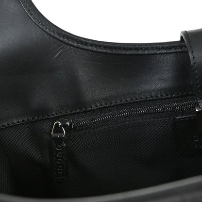 Gucci Black Canvas GG Jackie Handbag