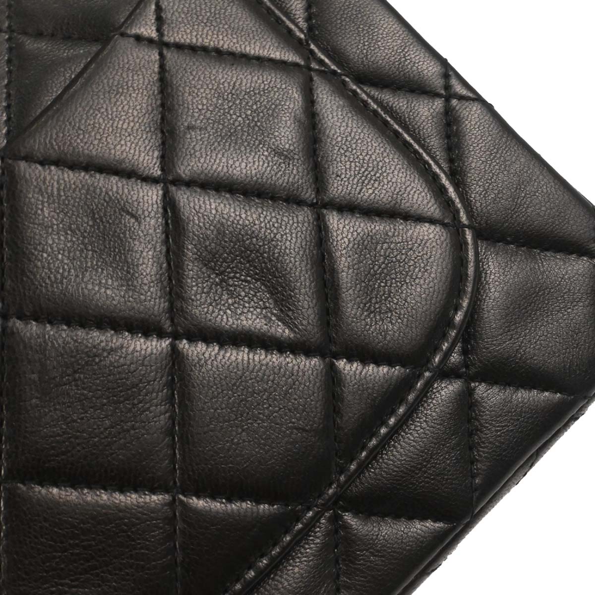 Chanel 1994-1996 Black Lambskin Mini Classic Square Flap Shoulder Bag 17