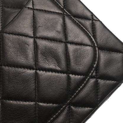 Chanel 1994-1996 Black Lambskin Mini Classic Square Flap Shoulder Bag 17