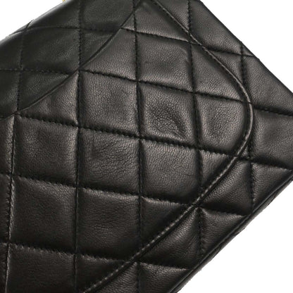 Chanel 1994-1996 Black Lambskin Mini Classic Square Flap Shoulder Bag 17
